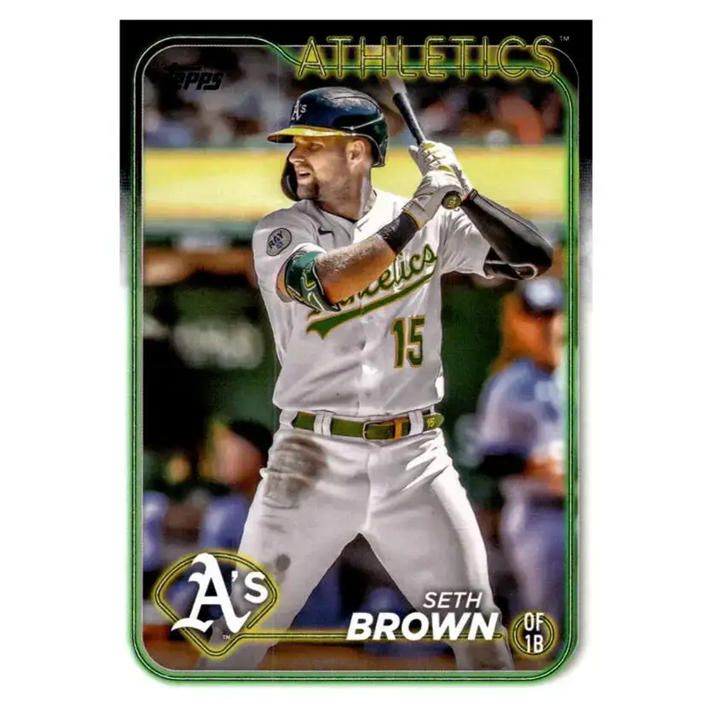 2024 Topps #79 Seth Brown NM-MT Oakland Athletics Baseball Card - Baseball Card Single
