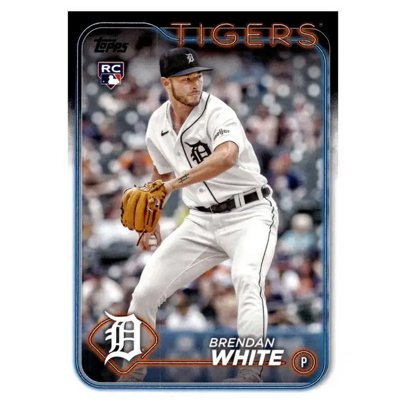 2024 Topps #8 Brendan White NM-MT RC Rookie Detroit Tigers Baseball Card - Baseball Card Single