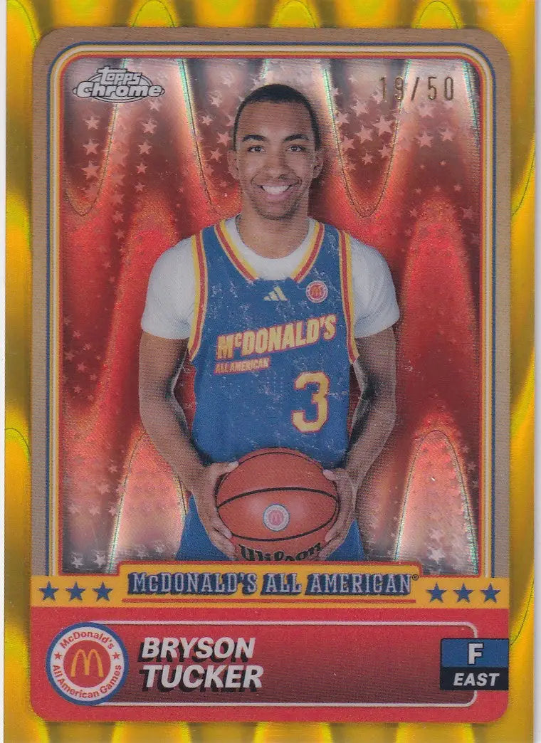 2024 TOPPS #83 BRYSON TUCKER GOLD SEISMIC 19/50- MCDONALDS - Baseball Card Single