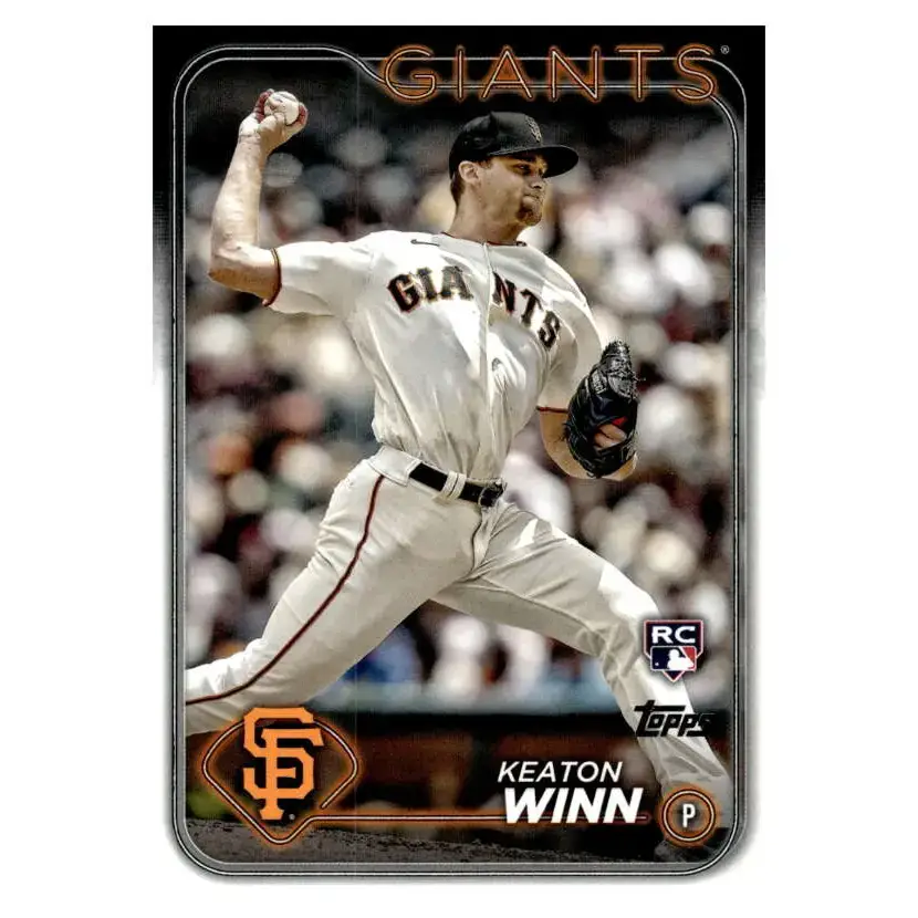 2024 Topps #83 Keaton Winn NM-MT RC Rookie San Francisco Giants Baseball Card - Baseball Card Single