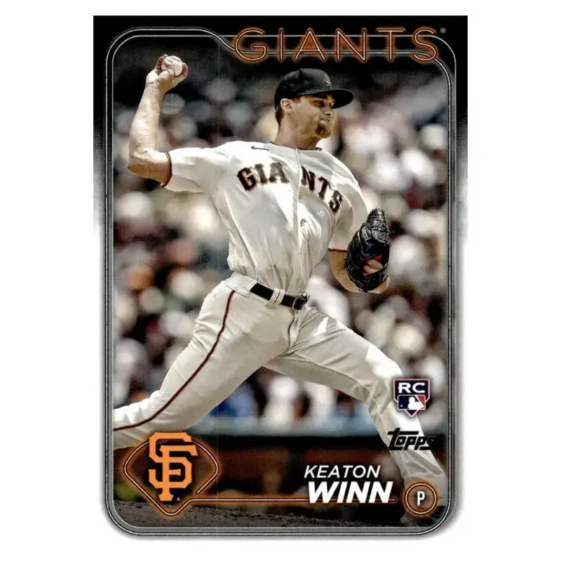 2024 Topps #83 Keaton Winn NM-MT RC Rookie San Francisco Giants Baseball Card - Baseball Card Single