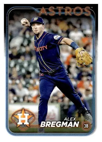 2024 Topps #84 Alex Bregman NM-MT Astros ID:68267 - Baseball Card Single