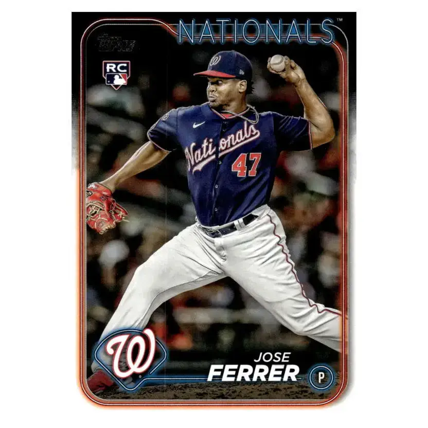 2024 Topps #85 Jose Ferrer NM-MT RC Rookie Washington Nationals Baseball Card - Baseball Card Single