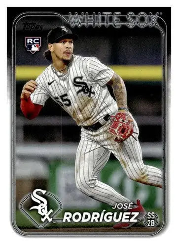 2024 Topps Jose Rodriguez Rookie White Sox Baseball Card with Original Gloss