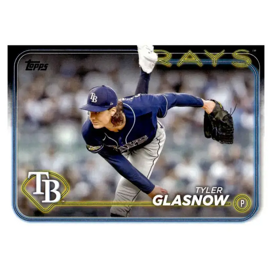 2024 Topps #89 Tyler Glasnow NM-MT Tampa Bay Rays Baseball Card - Baseball Card Single
