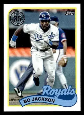 2024 Topps #89B-13 Bo Jackson 1989 Topps Baseball 35th Anniversary (Series One) - Baseball Card Single