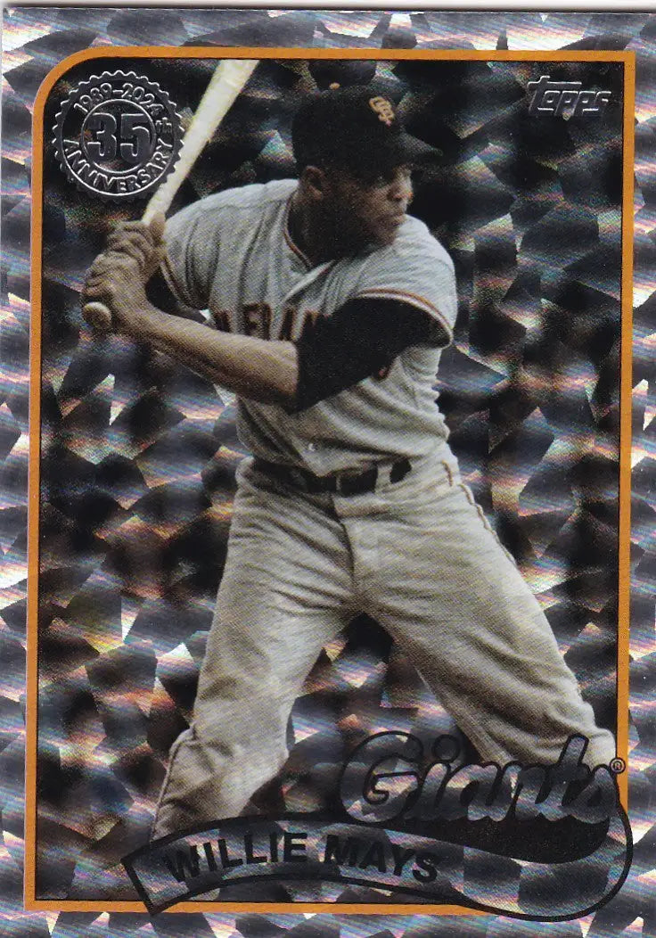 2024 TOPPS #89B-30 WILLIE MAYS CRACKED ICE- SAN FRANCISCO GIANTS - Baseball Card Single