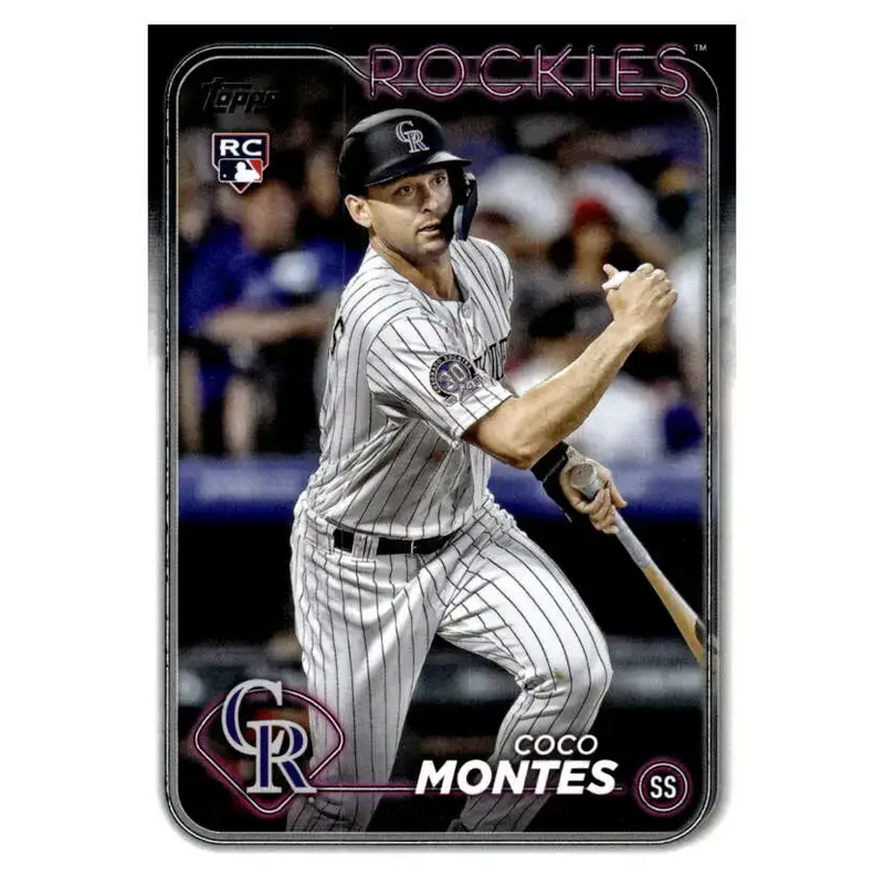 2024 Topps #92 Coco Montes NM-MT RC Rookie Colorado Rockies Baseball Card - Baseball Card Single