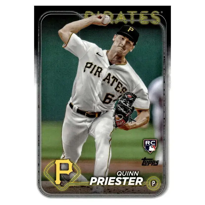 2024 Topps #93 Quinn Priester NM-MT RC Rookie Pittsburgh Pirates Baseball Card - Baseball Card Single