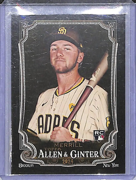 2024 Topps Allen & Ginter #275 Jackson Merrill NM-MT San Diego Padres - Baseball Card Single