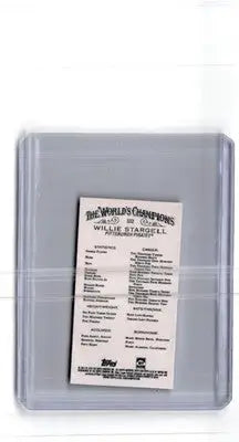 2024 Topps Allen & Ginter #332 Willie Stargell Mini Gold Border - Baseball Card Single
