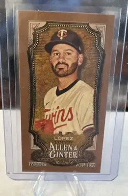2024 Topps Allen & Ginter MINI GOLD Pablo Lopez #321 - Minnesota Twins - Baseball Card Single