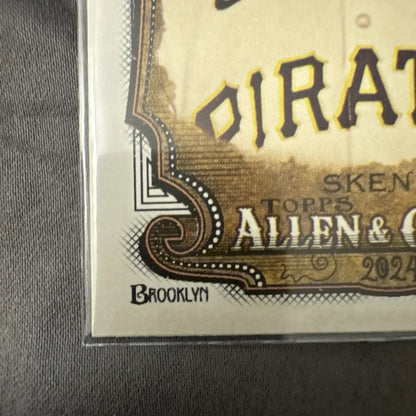 2024 Topps Allen Ginter Paul Skenes rookie card in protective sleeve