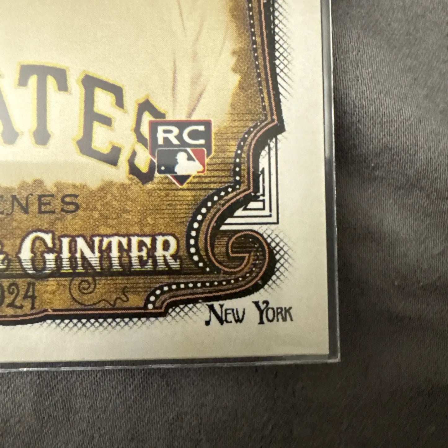 Vintage-style baseball card featuring Paul Skenes rookie logo from 2024 Topps Allen & Ginter