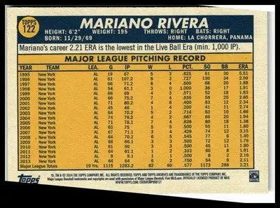2024 Topps Archives #122 Mariano Rivera - Baseball Card Single