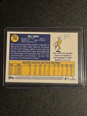 2024 Topps Archives #198 Will Smith Black Foilboard - Baseball Card Single