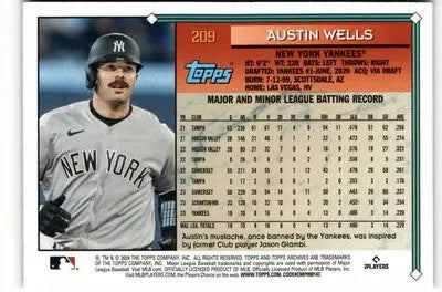 2024 Topps Archives #209 Austin Wells - Baseball Card Single