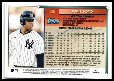 2024 Topps Archives #289 Juan Soto - Baseball Card Single