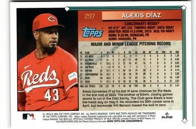 2024 Topps Archives #297 Alexis Díaz - Baseball Card Single