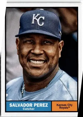2024 Topps Archives #80 Salvador Perez - Baseball Card Single