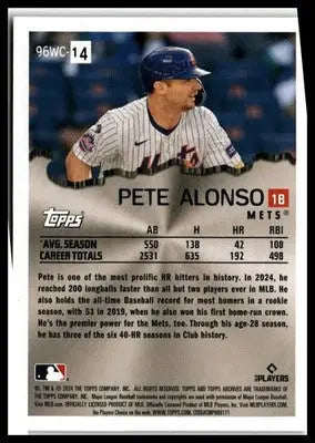 2024 Topps Archives #96WC-14 Pete Alonso Wrecking Crew - Baseball Card Single