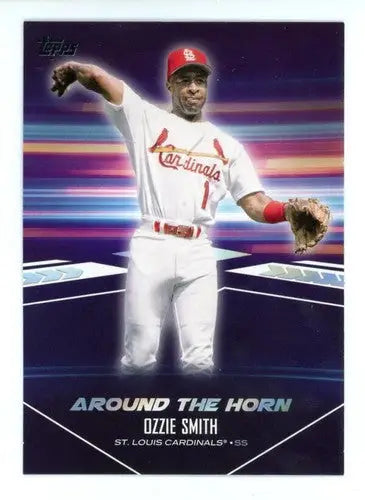 Ozzie Smith baseball trading card with original gloss from 2024 Topps ATH-2 Ozzie Smith