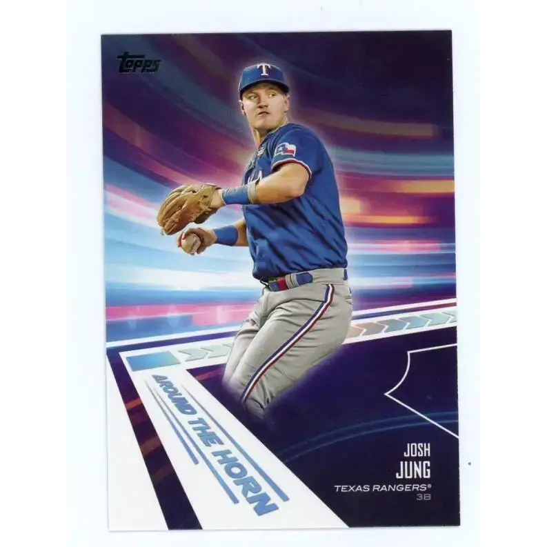 2024 Topps Around the Horn #ATH-25 Josh Jung NM-MT Texas Rangers Baseball Card - Baseball Card Single