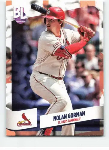 2024 Topps Big League Nolan Gorman Baseball Card Cardinals NM-MT ID 68851