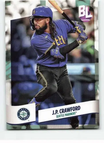 2024 Topps Big League #107 J.P. Crawford NM-MT Mariners ID:68852 - Baseball Card Single