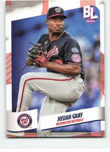 2024 Topps Big League Josiah Gray Nationals baseball card NM-MT collectible