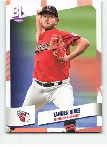 2024 Topps Big League Tanner Bibee baseball card Guardians NM-MT for collectors