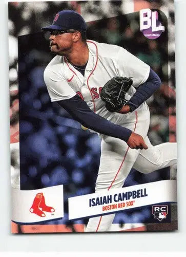 Original gloss 2024 Topps Big League Isaiah Campbell baseball card Red Sox ID 68875