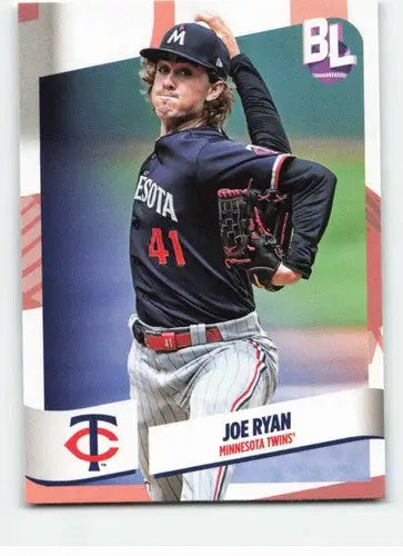 2024 Topps Big League Joe Ryan baseball card Twins NM-MT collectible ID 68876