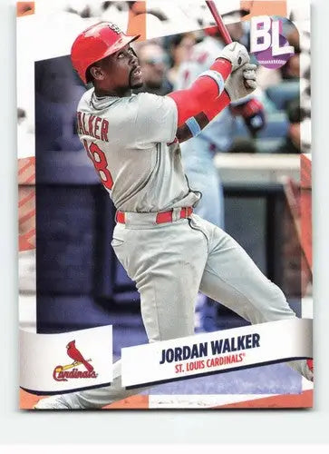 Original gloss 2024 Topps Big League Jordan Walker baseball card NM-MT Cardinals