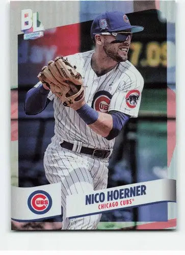 2024 Topps Big League Nico Hoerner baseball card Uncommon Foil Cubs NM-MT
