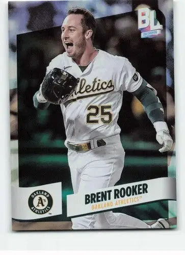 2024 Topps Big League #238 Brent Rooker NM-MT SP Athletics Uncommon Foi ID:68886 - Baseball Card Single