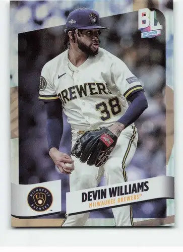 2024 Topps Big League #249 Devin Williams NM-MT SP Brewers Uncommon Foi ID:68887 - Baseball Card Single