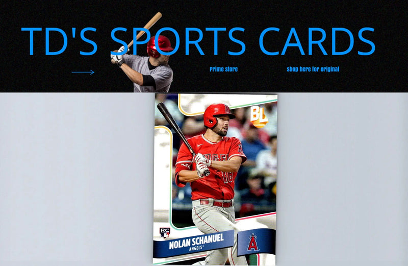Nolan Schanuel baseball card from 2024 Topps Big League Nolan Schanuel Electric Orange