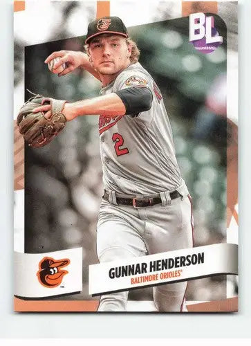 Original gloss baseball card from 2024 Topps Big League featuring Gunnar Henderson Orioles