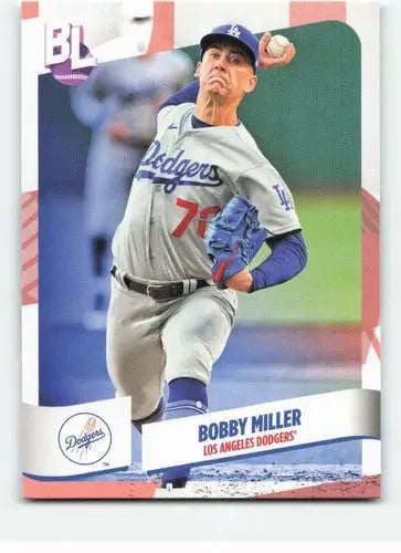 2024 Topps Big League #55 Bobby Miller NM-MT Dodgers - Baseball Card Single