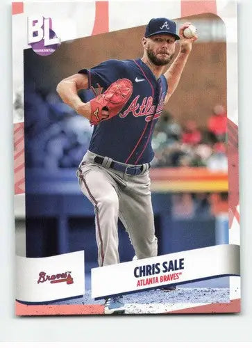 2024 Topps Big League #57 Chris Sale NM-MT Braves ID:78802 - Baseball Card Single