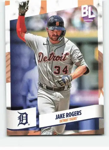 2024 Topps Big League #67 Jake Rogers NM-MT Tigers - Baseball Card Single