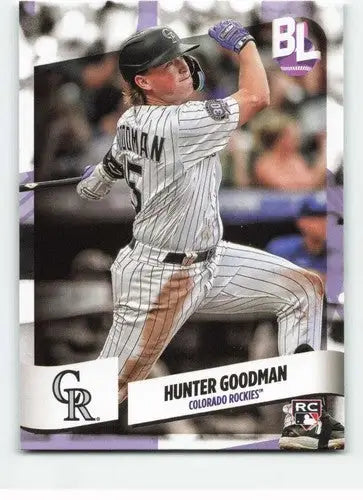 2024 Topps Big League #80 Hunter Goodman NM-MT Rockies - Baseball Card Single