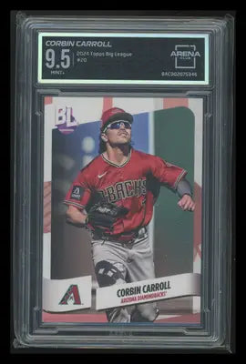 2024 Topps Big League Corbin Carroll #20 Baseball Arena Club 9.5 - Baseball Card Single
