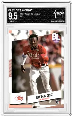 2024 Topps Big League Elly De La Cruz #51 RC Baseball Arena Club 9.5 - Baseball Card Single