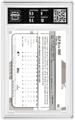 2024 Topps Big League Elly De La Cruz #51 RC Baseball Arena Club 9.5 - Baseball Card Single
