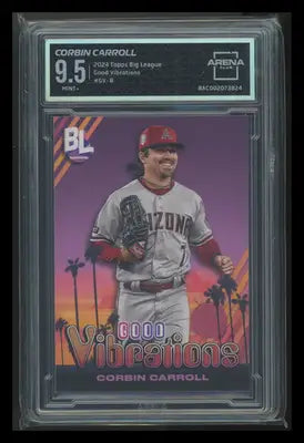 2024 Topps Big League Good Vibrations Corbin Carroll #GV-8 Arena Club 9.5 - Baseball Card Single