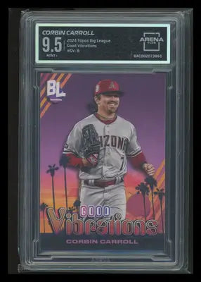 2024 Topps Big League Good Vibrations Corbin Carroll #GV-8 Arena Club 9.5