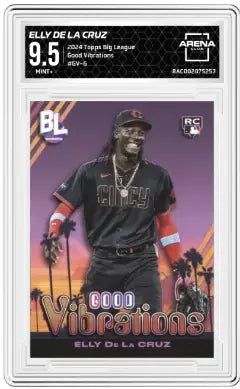 2024 Topps Big League Good Vibrations Elly De La Cruz #GV-6 RC Arena Club 9.5