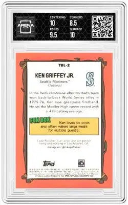Encased baseball card featuring Ken Griffey Jr from 2024 Topps Big League Ken Griffey